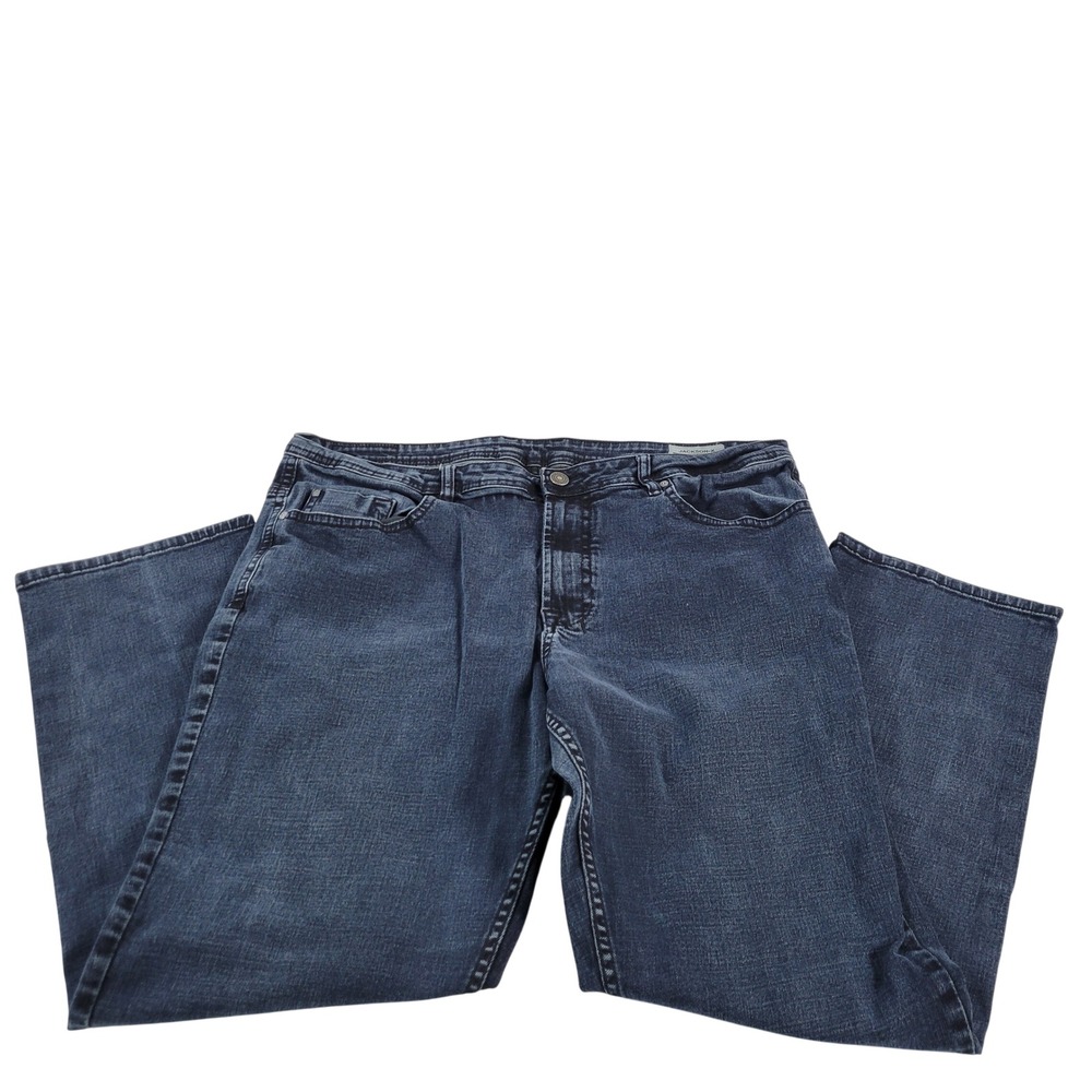 Buffalo David Bitton Jackson X Straight Stretch Mens Jeans 40x32 Dark Wash Denim
